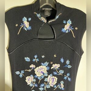 Vivienne Tam RARE Mandarin Collar Mesh Dress